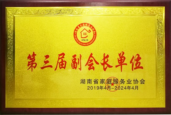 2019年湖南省家庭服务业协会-第三届副会长单位02