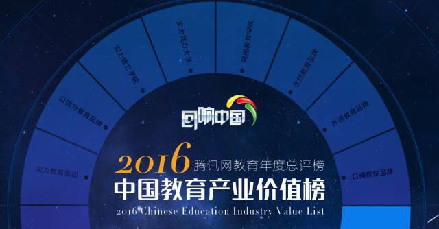 中国教育产业价值榜